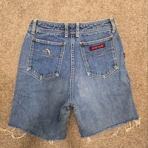 1980' s Vintage Jordache Jeans Cutoff Shorts Lightwash Raw Hem Retro
